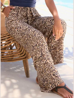 Buffalo Pantalons<Pantalon ceinture élastique douce