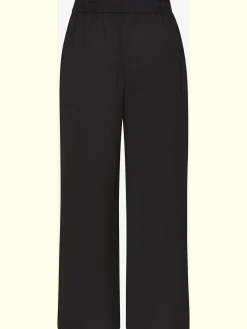 Vivance Pantalons<Pantalon ceinture élastique avec bordure volantée au dos