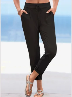 LASCANA Pantalons<Pantalon ceinture élastique avec cordon