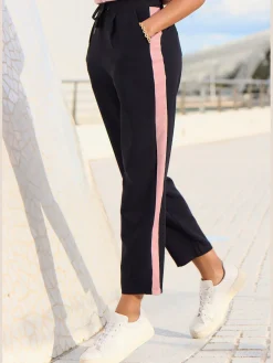 Vivance Pantalons<Pantalon ceinture lisse devant. élastique au dos