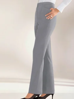 Come on Pantalons<Pantalon costume taille élastiquée invisible