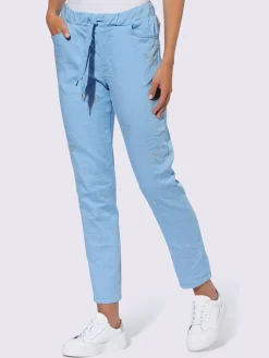 Mandarin Pantalons<Pantalon coton extensible confortable