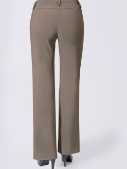 Alessa W. Pantalons<Pantalon coupe droite détails boutonnés