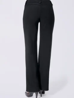 Alessa W. Pantalons<Pantalon coupe droite détails boutonnés