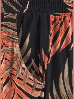 LASCANA Pantalons<Pantalon de plage avec imprimé palmiers