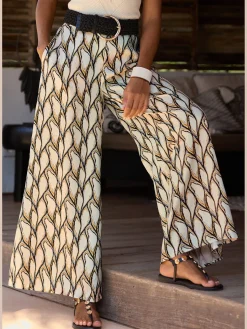 LASCANA Pantalons<Pantalon de plage ceinture lisse devant