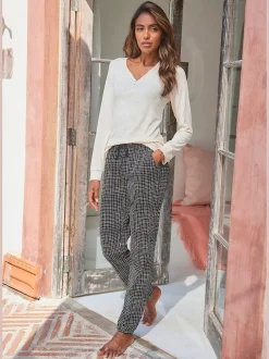LASCANA Pyjamas<Pantalon de pyjama à motifs