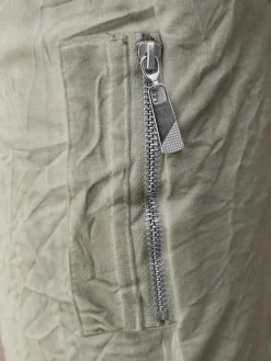 Mandarin Pantalons<Pantalon délavage « oil dyed » tendance