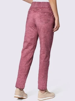 Linea Tesini Pantalons<Pantalon délavage « oil dyed » tendance