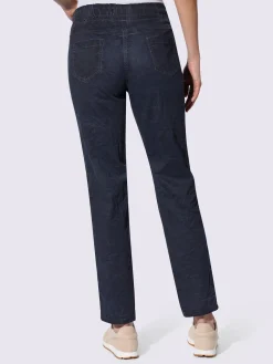 Linea Tesini Pantalons<Pantalon délavage « oil dyed » tendance