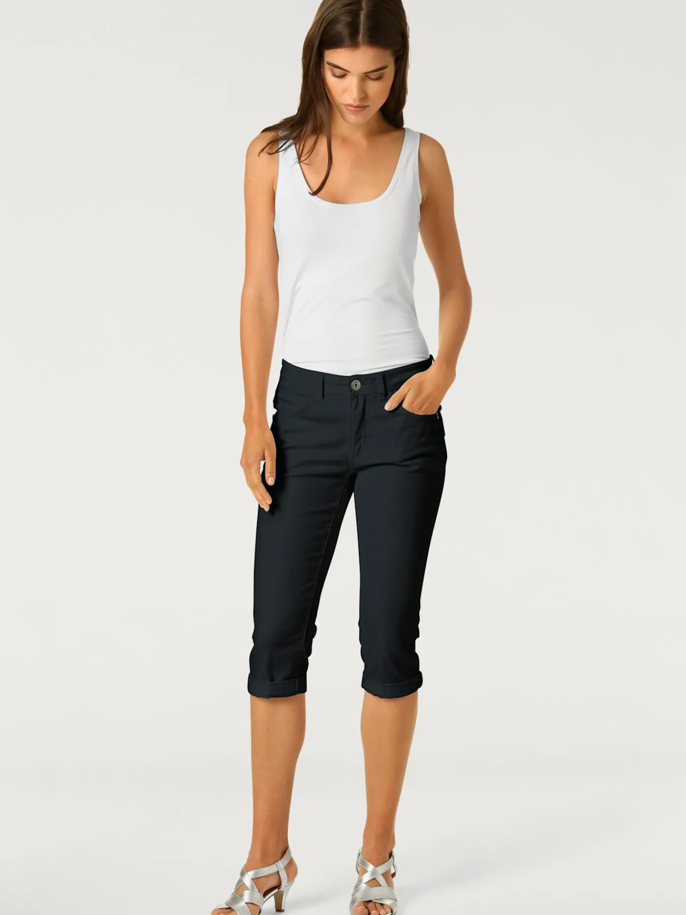 Linea Tesini Pantalons<Pantalon effet ventre plat coupe skinny