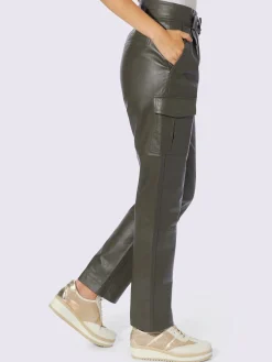 Rick Cardona Pantalons<Pantalon en cuir cuir agneau nappa très doux