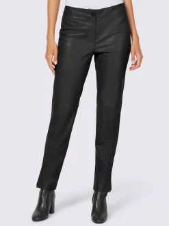 Ashley Brooke Pantalons<Pantalon en cuir cuir agneau nappa