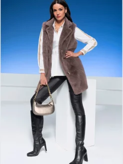 Ashley Brooke Pantalons<Pantalon en cuir cuir agneau nappa