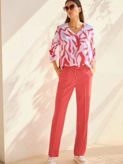 Rick Cardona Pantalons<Pantalon en jersey coupe parfaite grâce à la ceinture élastique