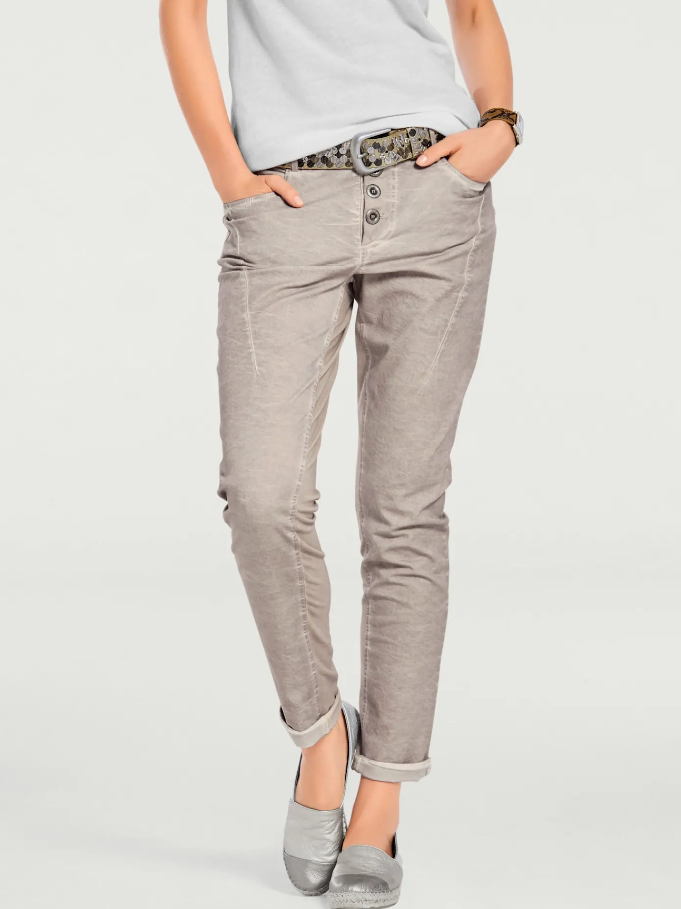 Rick Cardona Pantalons<Pantalon en jersey coupe carotte