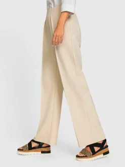 Pantalons<Pantalon en jersey crêpe et jersey