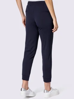Rick Cardona Pantalons<Pantalon en jersey imprimé couleur argent sur la couture latérale