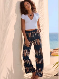 Buffalo Pantalons<Pantalon en jersey large ceinture élastique