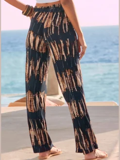 Buffalo Pantalons<Pantalon en jersey large ceinture élastique