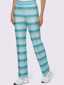 Rick Cardona Pantalons<Pantalon en jersey motif structuré tendance