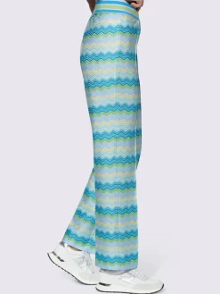 Rick Cardona Pantalons<Pantalon en jersey motif structuré tendance