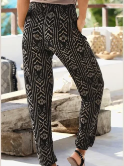 LASCANA Pantalons<Pantalon en jersey pantalon de plage léger à la coupe décontractée