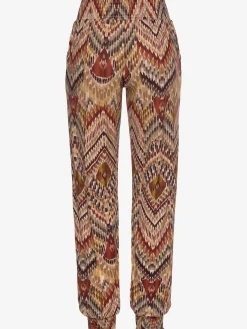 LASCANA Pantalons<Pantalon en jersey pantalon d'été léger avec imprimé ethnique