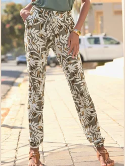 Vivance Pantalons<Pantalon en jersey pantalon de plage léger en viscose