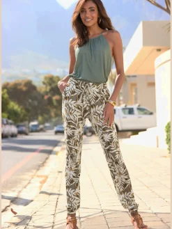Vivance Pantalons<Pantalon en jersey pantalon de plage léger en viscose