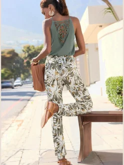 Vivance Pantalons<Pantalon en jersey pantalon de plage léger en viscose