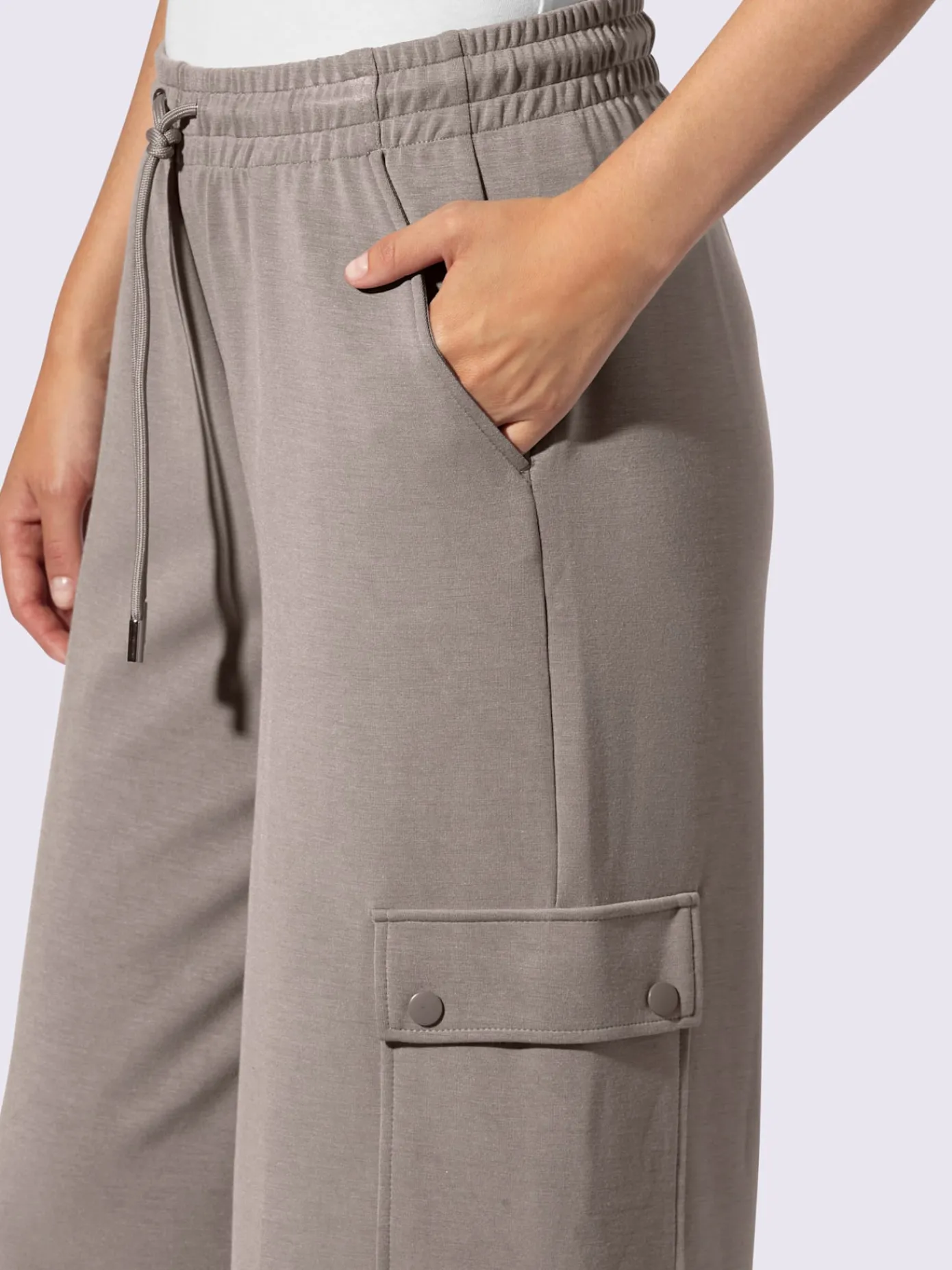 Rick Cardona Pantalons<Pantalon en jersey poches cargo plaquées