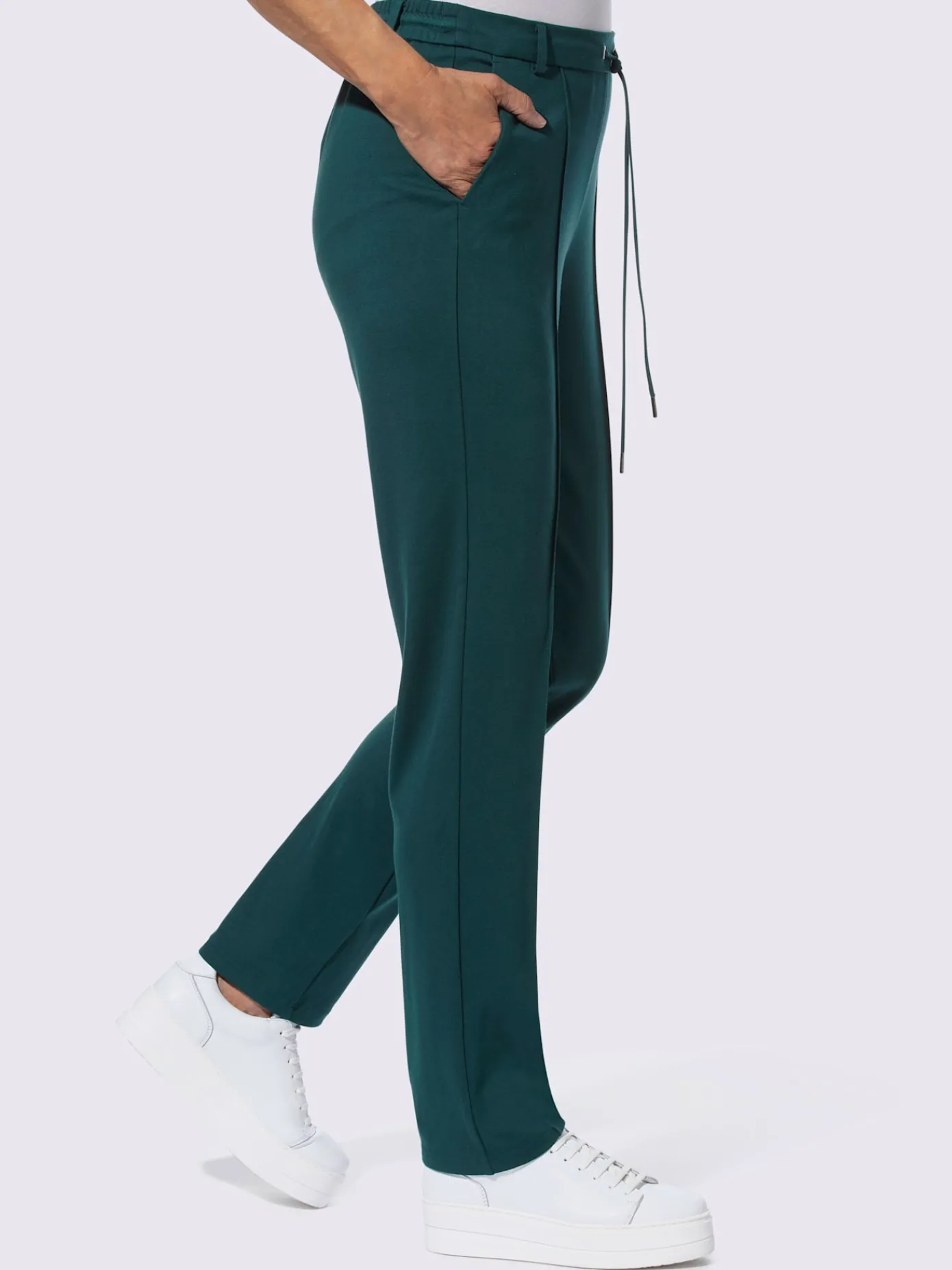 Pantalons<Pantalon en jersey viscose