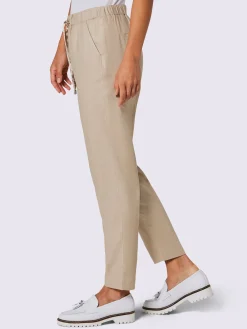 CREATION L PREMIUM Tenues De Cérémonie|Pantalons<Pantalon en lin mélange viscose-lin estival