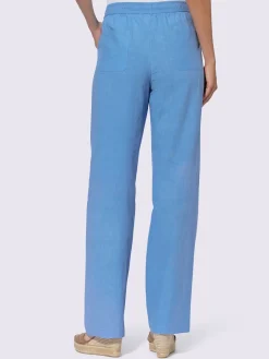 Linea Tesini Pantalons<Pantalon en lin qualité tissée