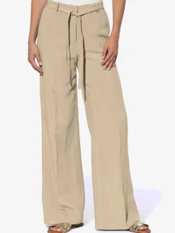 Rick Cardona Pantalons<Pantalon en lin style marlène ample