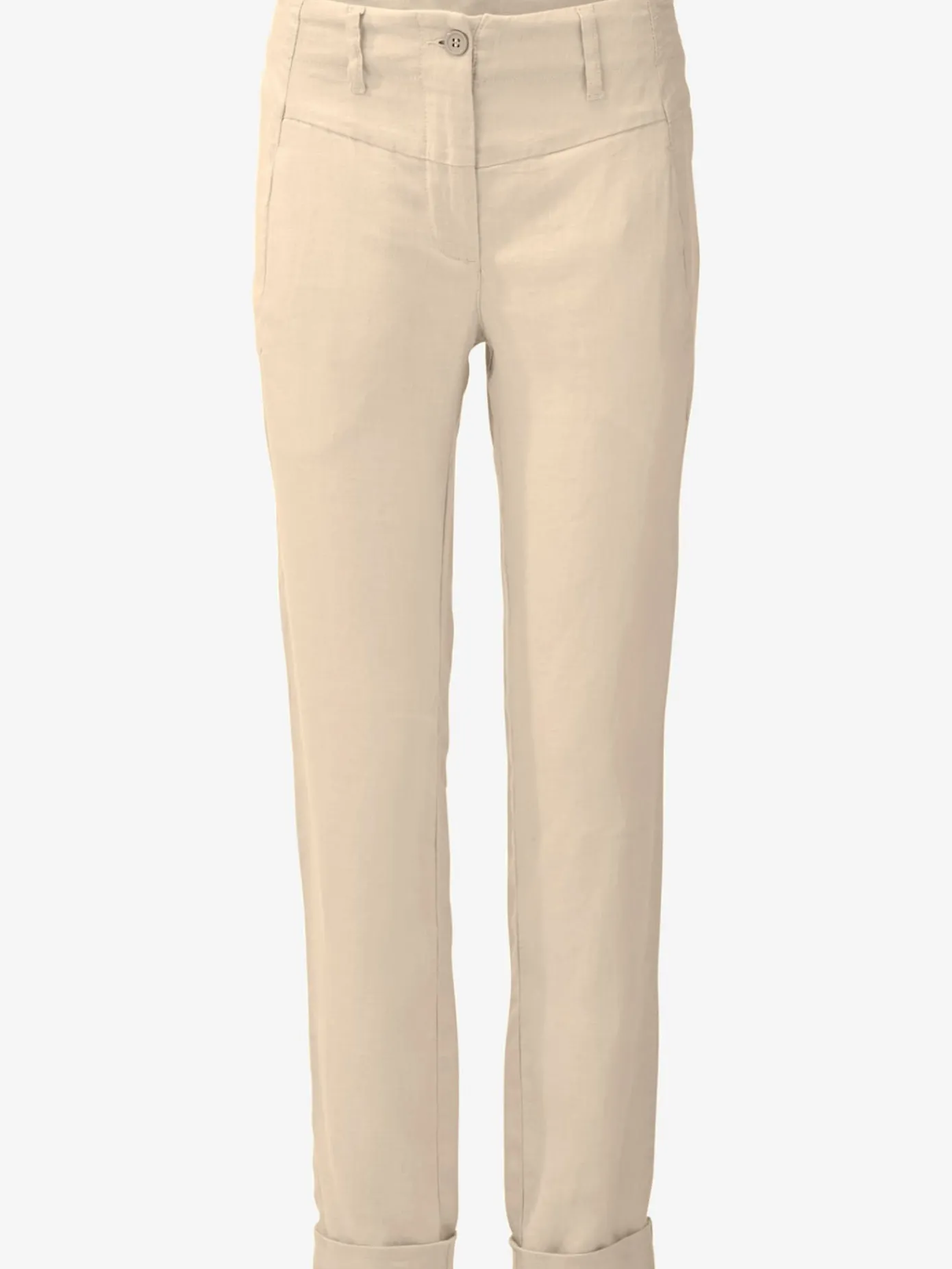 Ashley Brooke Pantalons<Pantalon en lin style soigné, poches fendues