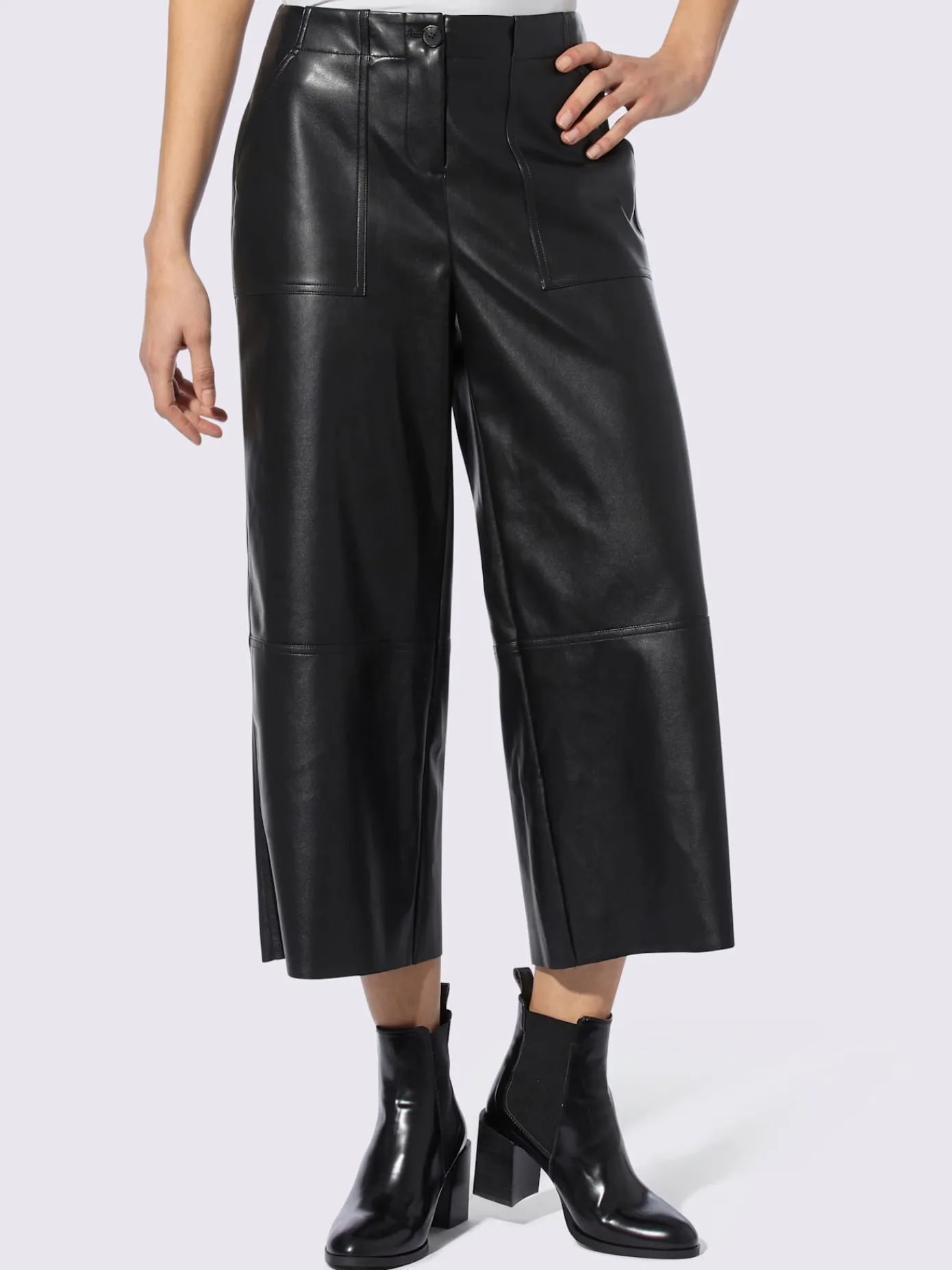 Rick Cardona Pantalons<Pantalon en synthétique coupe large mode