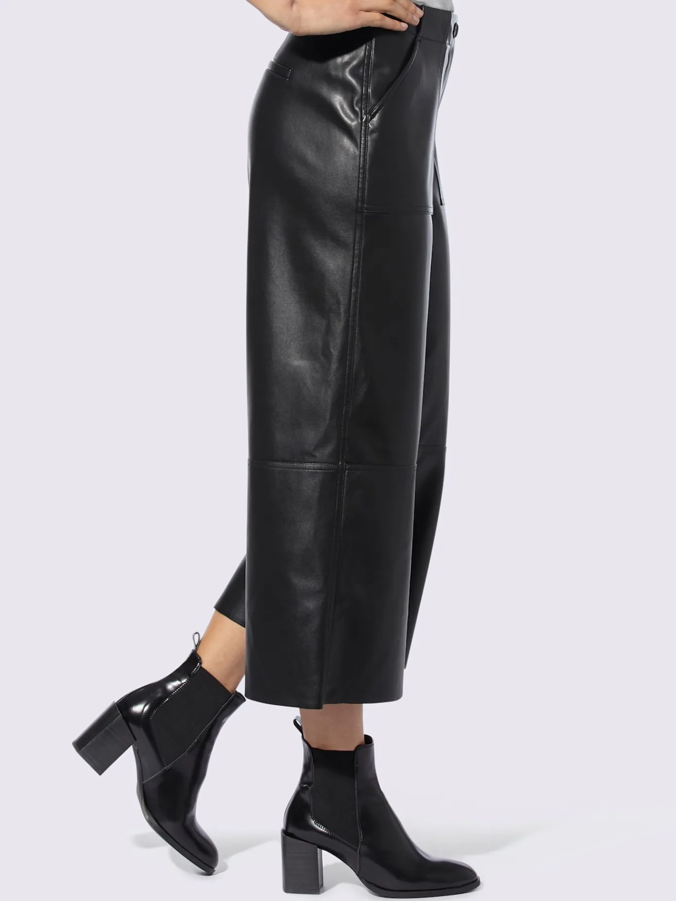 Rick Cardona Pantalons<Pantalon en synthétique coupe large mode