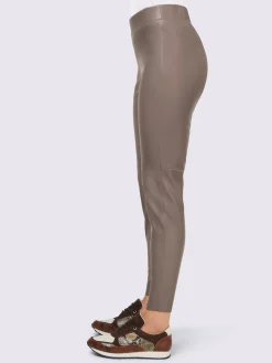 Rick Cardona Pantalons<Pantalon en synthétique imitation cuir souple