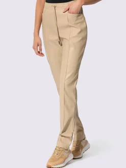 Creation L Pantalons<Pantalon en synthétique imitation cuir souple