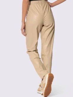 Creation L Pantalons<Pantalon en synthétique imitation cuir souple