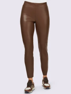 Rick Cardona Pantalons<Pantalon en synthétique imitation cuir souple