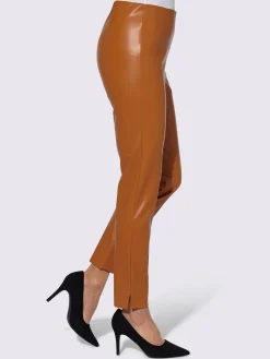 Fair Lady Pantalons<Pantalon en synthétique imitation cuir souple