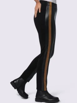 Rick Cardona Pantalons<Pantalon en synthétique imitation cuir souple