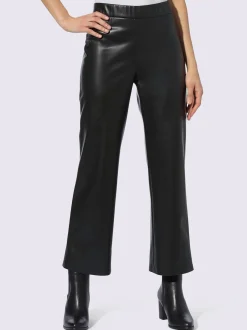 Rick Cardona Pantalons<Pantalon en synthétique jambes larges mode
