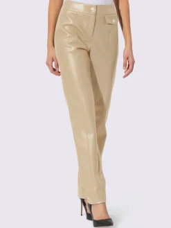 Creation L Pantalons<Pantalon en synthétique synthétique joliment brillant