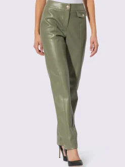 Creation L Pantalons<Pantalon en synthétique synthétique joliment brillant