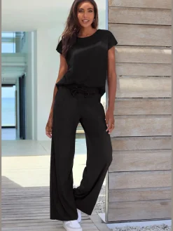 French Connection Pantalons<Pantalon en synthétique velours