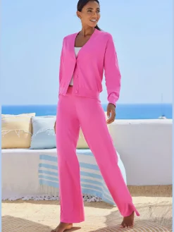 LASCANA Pantalons<Pantalon en tricot avec jambes larges